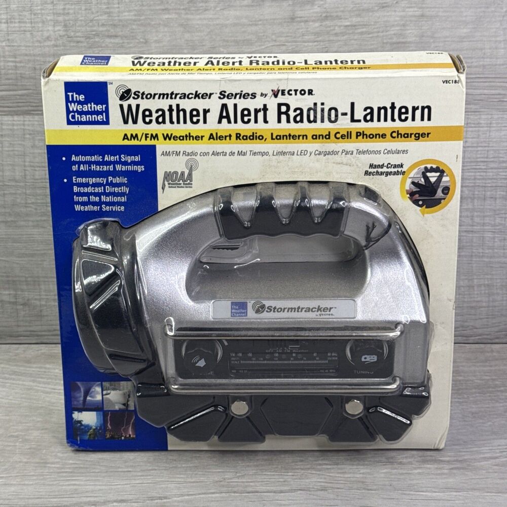 Vector Stormtracker VEC188 Weather Alert Radio Lantern NEW OUTDOOR SURVIVAL